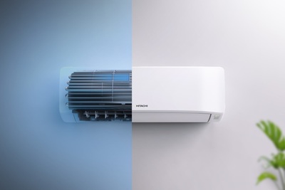 Инверторен климатик Hitachi airHome 400  RAK-DJ60RHAE/RAC-DJ60WHAE, 21000 BTU, клас А++, WiFi